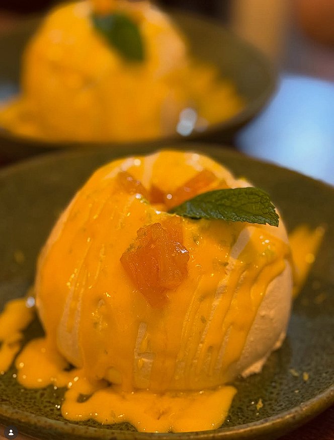Pavlova de tangerina