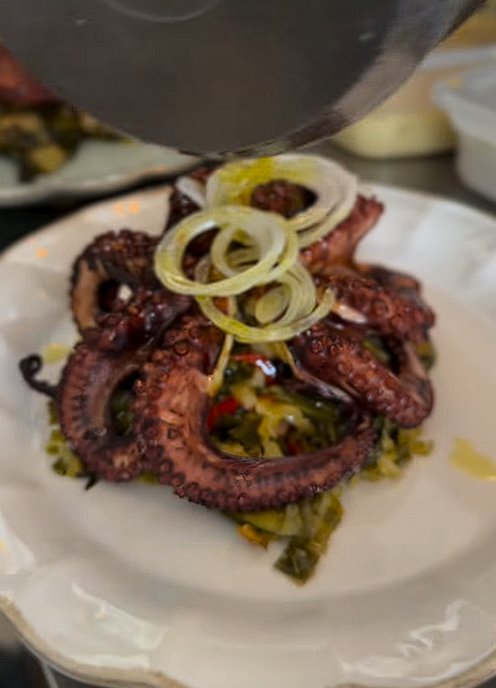 Polvo grelhado